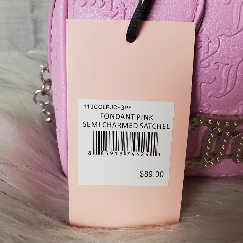 💗Juicy Couture Pink Fondant Semi Charmed Satchel💗 - Picture 8 of 8